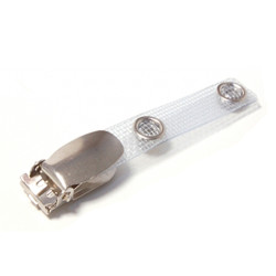 clip in metallo standard evolis ids 16 r, con fascetta rinforzata