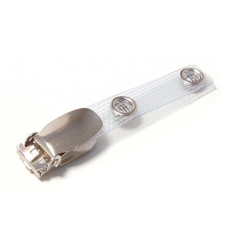 clip in metallo standard evolis ids 16 r, con fascetta rinforzata