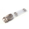 clip in metallo standard evolis ids 16 r, con fascetta rinforzata