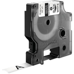 tubo termoretraibile dymo 18055 poliolefina colore nastro: bianco