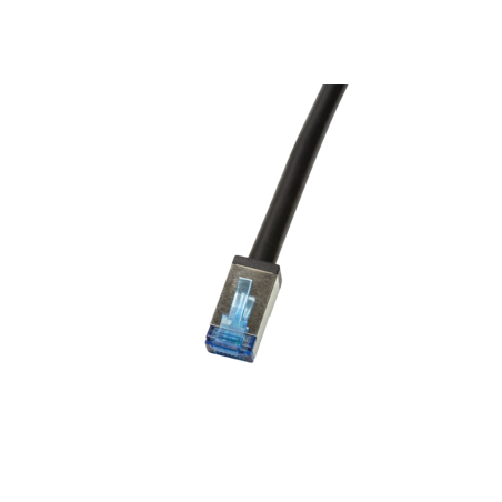 cavo di rete patch logilink cat.6a s/ftp pvc+pe, 7,5m, nero [cq7083s]