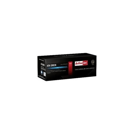 Toner activejet atk-590cn per kyocera tk-590c 5000 pagine