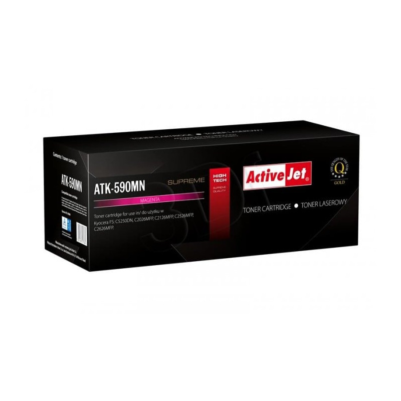 Toner activejet atk-590mn per kyocera tk-590m supreme 5000
