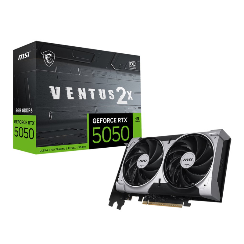 scheda video nvidia msi geforce rtx 5050 ventus 2x oc 8gb gddr6 128bit