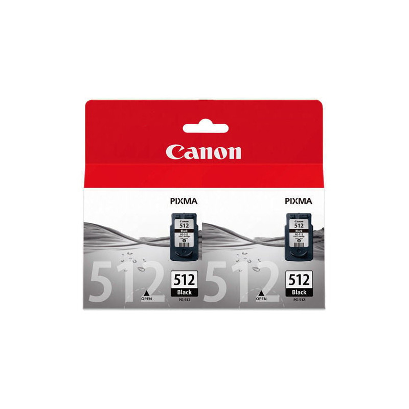 cartuccia canon pg-512 twin pack - 2 x nero [2969b010]