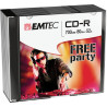 Confezione cd-r emtec 700mb 10pcs 52x slim new packaging [ecoc801052sl]