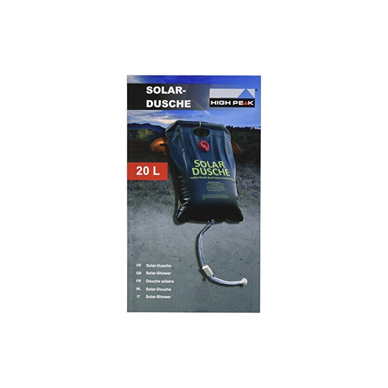 doccia ad energia solare high peak 41450 15x26x5cm [41450]