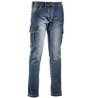 pantalone jeans cargo blu l stone diadora [diadora ]