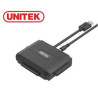 adattatore unitek usb 3.0 a ide+sata ii con switch on/off nero [y-3324]