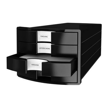 han cassettiera impuls 2.0 1012-13 nero din a4, din c4 numero