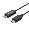 cavo uniek dispayport a hdmi 1.8m [y-5118ca]