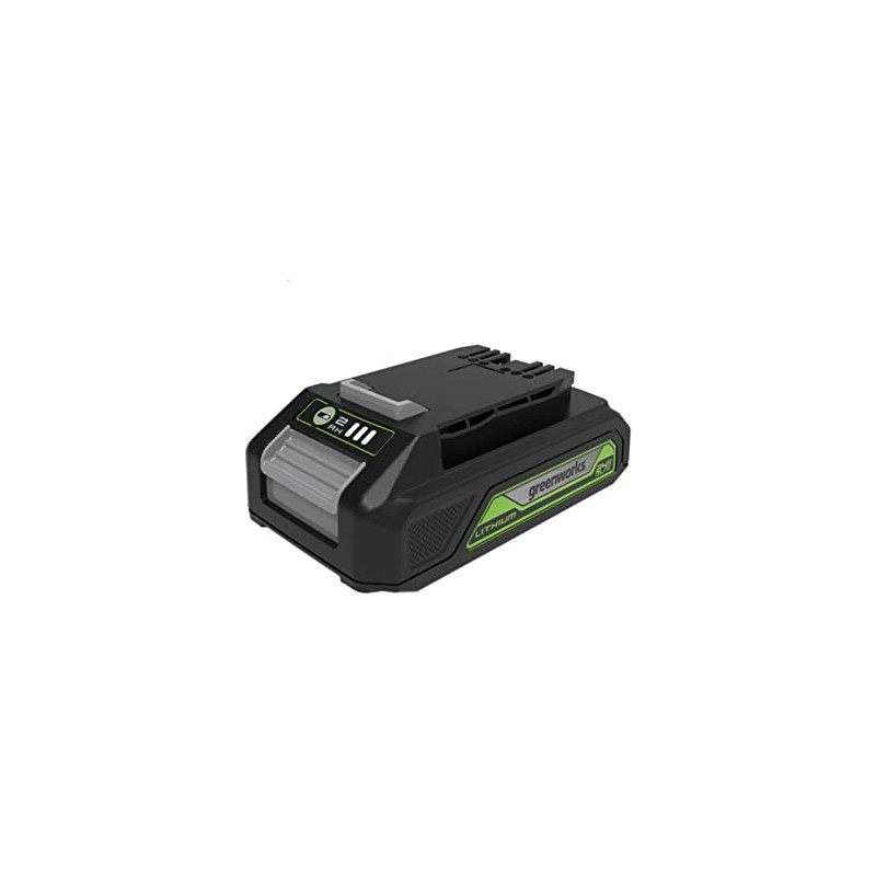 batteria utensili greenworks 24v 2.0ah a ioni di litio [g24b2]