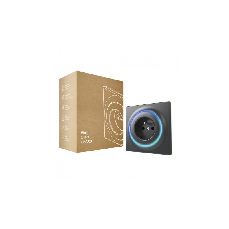 prese a muro fibaro nero [shfibkofgwoe008]