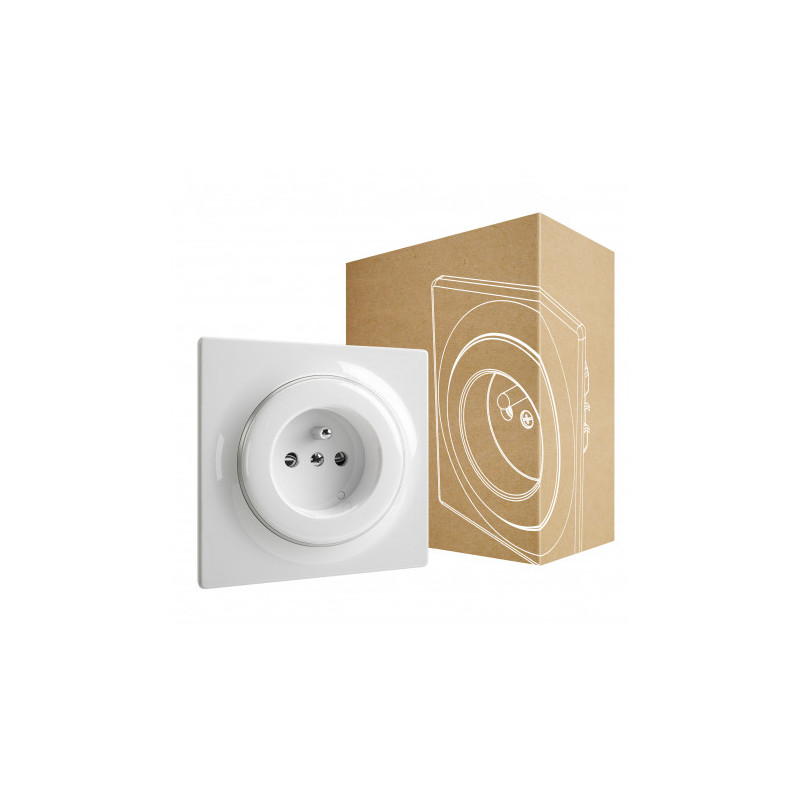 presa fibaro walli n tipo e bianco [fgwsone-011]