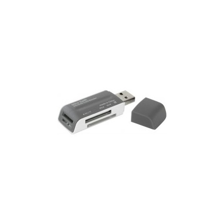 lettore di schede di memoria defender ultra swift usb 2.0 grigio/bianco