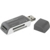 lettore di schede di memoria defender ultra swift usb 2.0 grigio/bianco