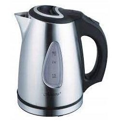 bollitore elettrico maestro 1l 1600w acciaio inox/nero [mr-029new]