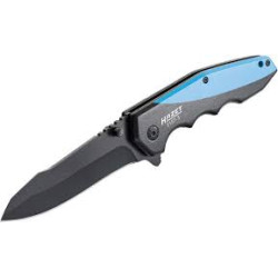 coltello chiudibile hazet 115mm nero/blu [2157-3]