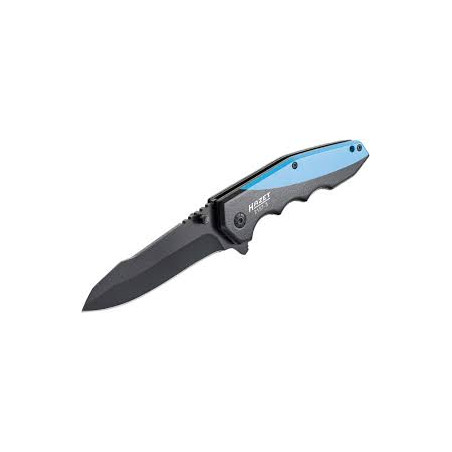 coltello chiudibile hazet 115mm nero/blu [2157-3]