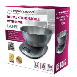 bilancia elettronica da cucina esperanza eks008 con ciotola [eks008]