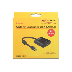 delock mini-displayport / hdmi steelseries aerox 3 20 cm nero