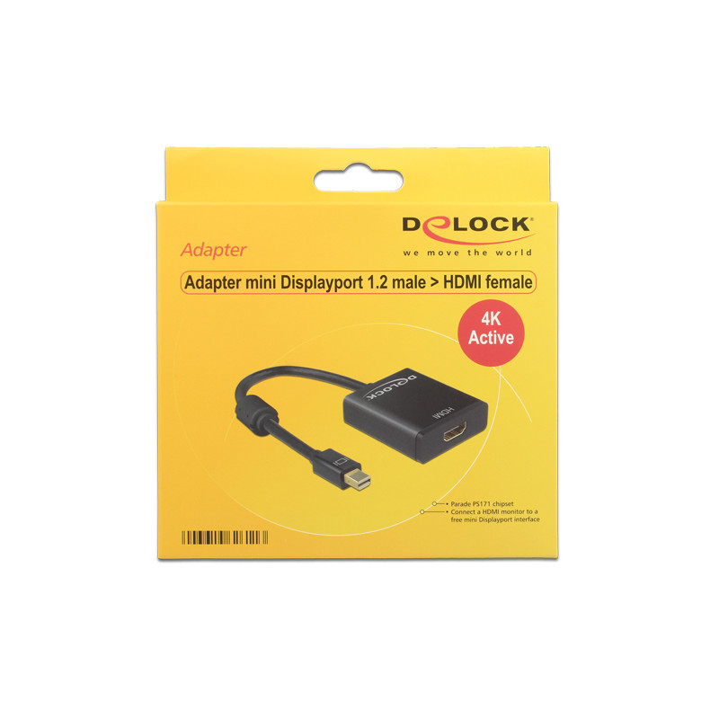 delock mini-displayport / hdmi steelseries aerox 3 20 cm nero