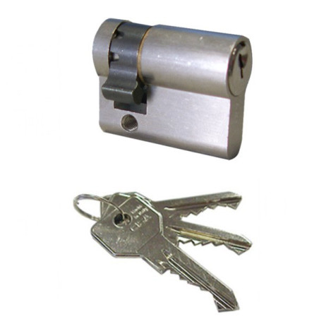 mezzo cilindro di sicurezza cisa 4000g304070n ottone nichelato [0g304.07.0.12]