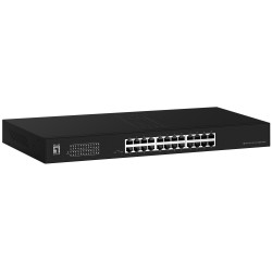 switch levelone 24x ge geu-2431 19 gigabit ethernet 10/100/1000