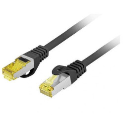 cavo di rete lanberg patch cat.6a s/ftp lszh cu 0.25m/nero [aklagksp6000231]