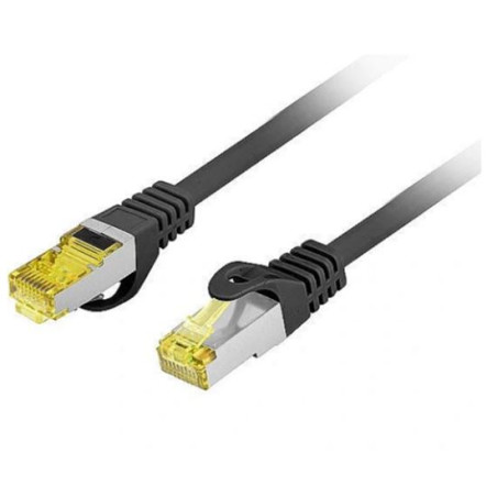 cavo di rete lanberg patch cat.6a s/ftp lszh cu 0.25m/nero [aklagksp6000231]