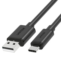 cavo usb unitek da tipo-a 2.0 a tipo-c 3m nero [akunikua0000035]