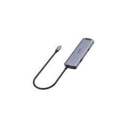 hub usb unitzk usb-c 5gbps hdmi rj-45 pd 100w [h1112f]