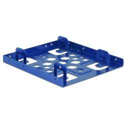 telaio di montaggio delock 2 x 2.5â?³ a 3.5 alluminio blu [21335]