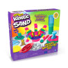 set da gioco spinmaster kinetic sand castello di sabbia multicolore