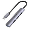 hub usb unitek usb-c 3xusb-a 2.0 usb-a 3.0 [h1208b]