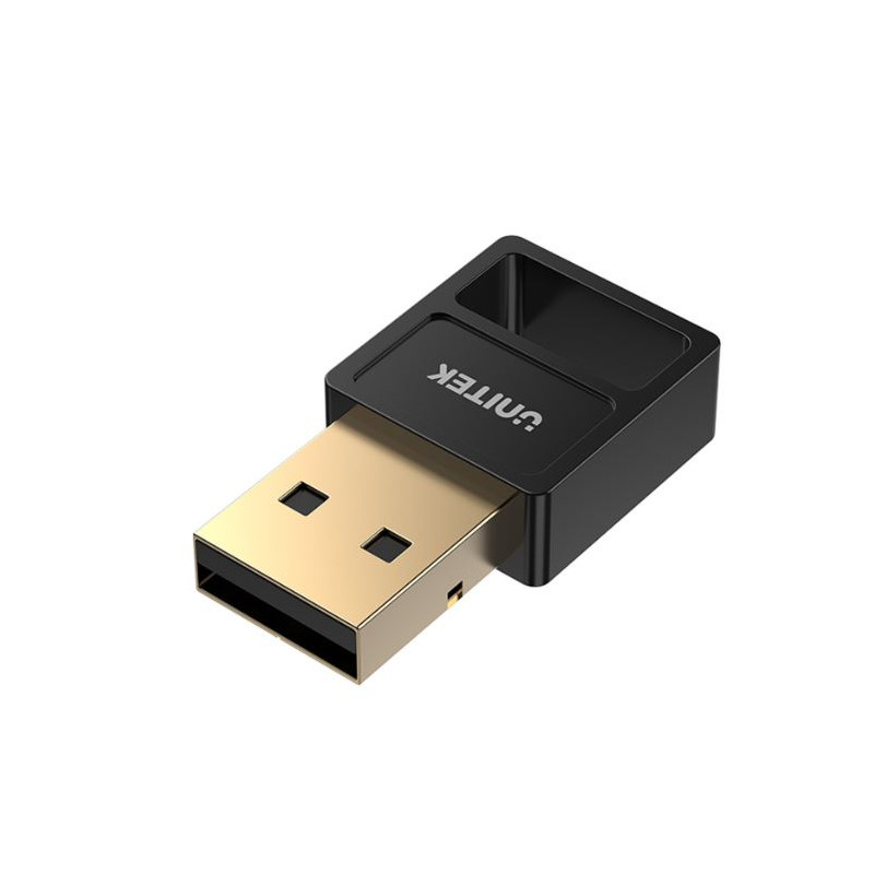 adattatore unitek usb-a bluetooth 5.3 nero [b105b]