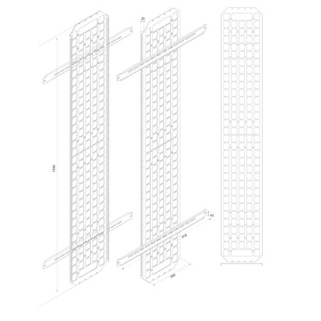 canala discesa cavi intellinet i-case cnlp-3 per rack 42u