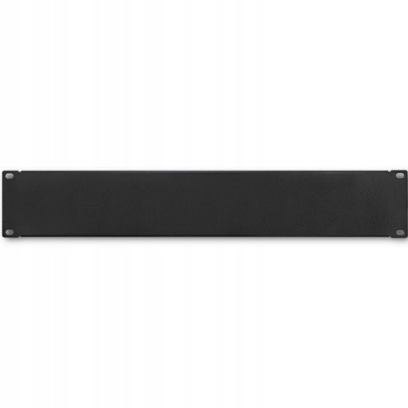 pannello cieco qoltec per armadi rack 19" 2u nero [nuqolor00054512]