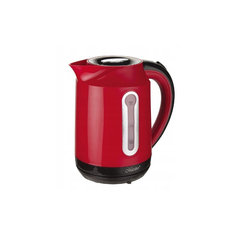 bollitore elettrico maestro mr-041 1.7l 2000w rosso