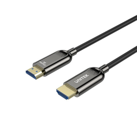 cavo in fibra ottica unitek hdmi 2.1 8k/120hz 10m nero [c11085gy01-10m]