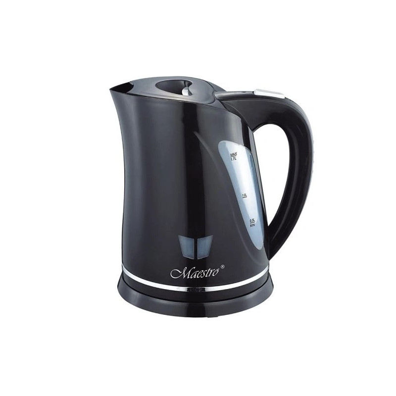 bollitore elettrico maestro mr038 1.7l 2000w nero/bianco [mr-038-black]