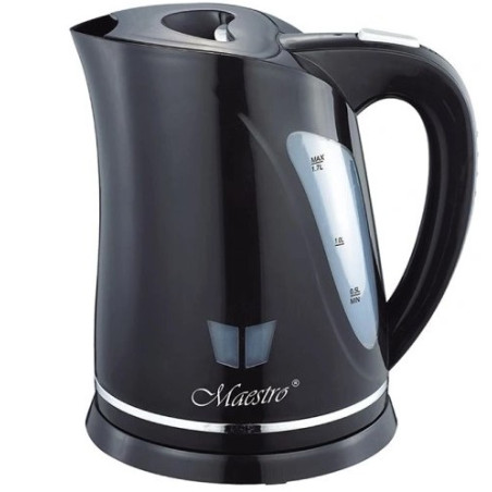 bollitore elettrico maestro mr038 1.7l 2000w nero/bianco [mr-038-black]