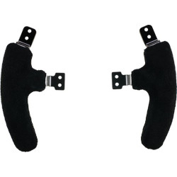 maniglie asetek simsports con pelle scamosciata nero