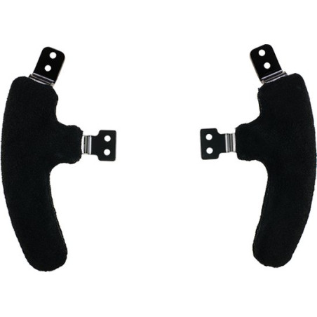 maniglie asetek simsports con pelle scamosciata nero