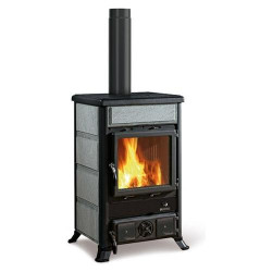 stufa a legna la nordica rossella r1 5.0 9kw classe a+ pietra naturale