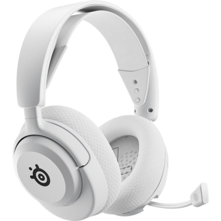 cuffie steelseries arctis nova 5p wireless/bluetooth per gaming bianco