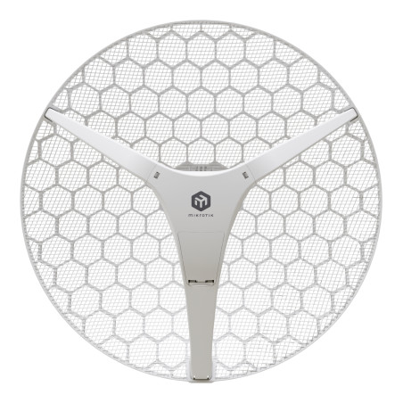 antenna esterna mikrotik lhg xl 5 ax wi-fi 6 5ghz 27dbi bianco