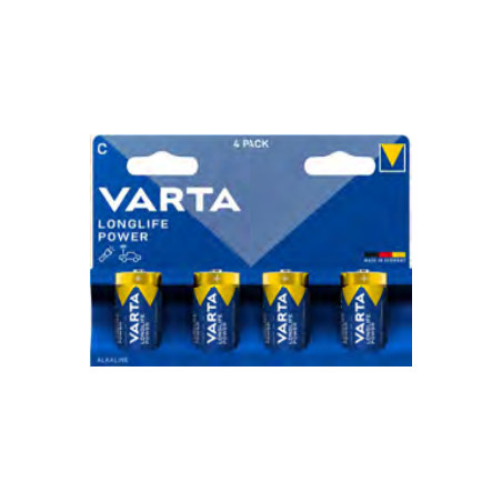 batteria varta longlife power lr14 blu 4pz [04914121424]