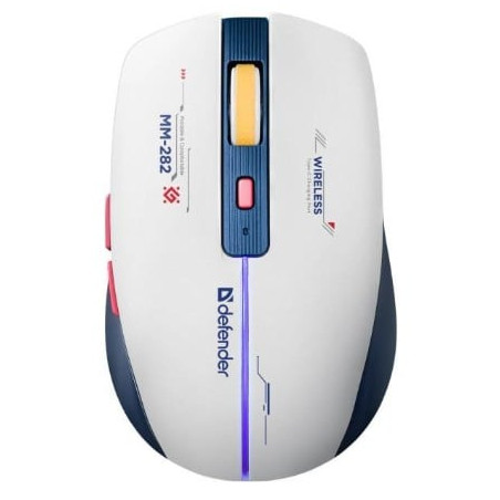 mouse gaming defender dila mm-282 rgb wireless ottico dx fino