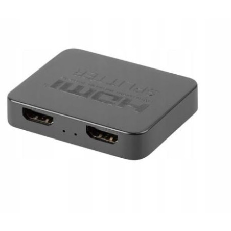 splitter hdmi lanberg 2 porte hdmi 4k + porta usb-c nero [avlags000000001]